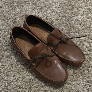 Cole Haan Brown Leather Loafers Moccasin Style